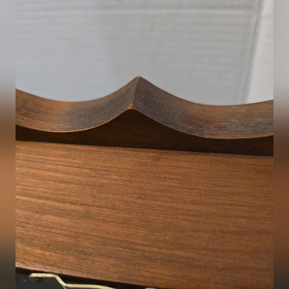Coats & Clark A Stitch In Time Saves Nine Wood Mirrored Shadowbox Vintage